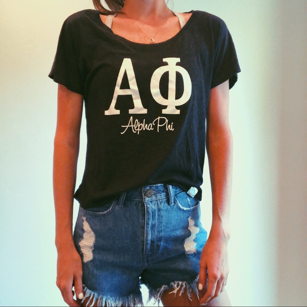 Alpha Phi Slouchy Tee